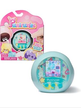 Punirunes Interactive Virtual Pet Toy - Light Blue